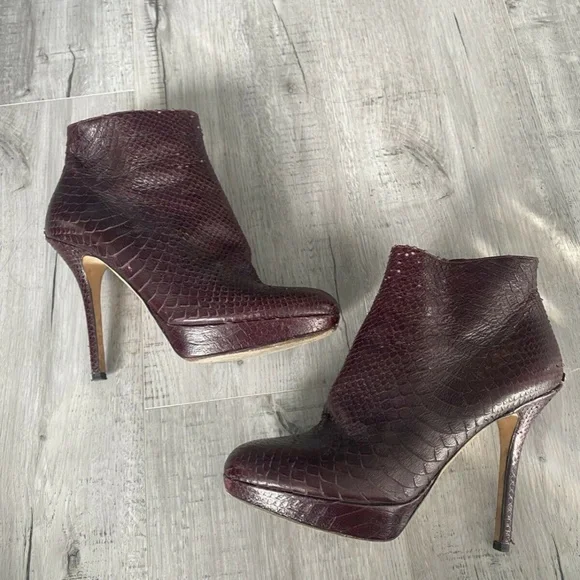 DIOR ✨Mulberry Python ankle boots - Picture 2 of 2